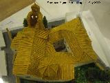 Iglesia de San Andrés. Maqueta de platilina de Agustín Garzón